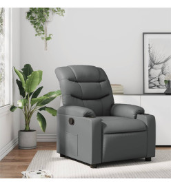 Fauteuil inclinable Gris Similicuir