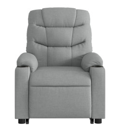 Fauteuil inclinable Gris clair Tissu