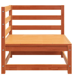 Canapés d'angle de jardin cire marron 2 pcs bois de pin massif