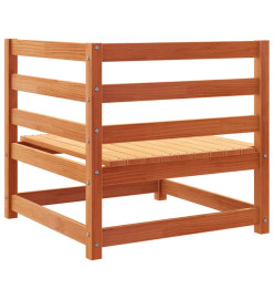 Canapés d'angle de jardin cire marron 2 pcs bois de pin massif