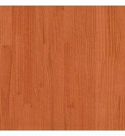 Canapés d'angle de jardin cire marron 2 pcs bois de pin massif