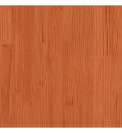 Canapés de jardin cire marron 2 pcs bois de pin massif