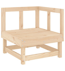 Salon de jardin 6 pcs Bois de pin massif