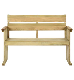 Banc de jardin 121 cm Bois de pin imprégné