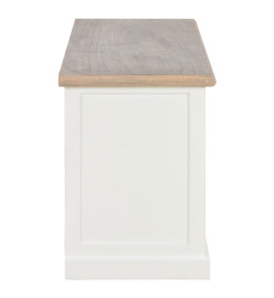 Meuble TV Blanc 90 x 30 x 40 cm Bois