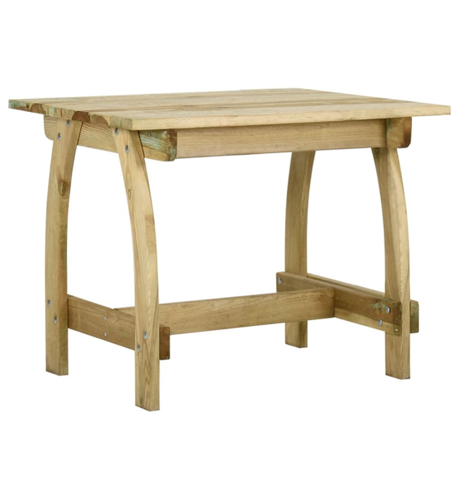 Table de jardin 110x74x75 cm Bois de pin imprégné Table de jardin 110x74x75 cm Bois de pin imprégné