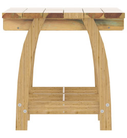 Mobilier de salle à manger de jardin 6 pcs Bois de pin imprégné