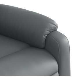 Fauteuil inclinable de massage Gris Similicuir