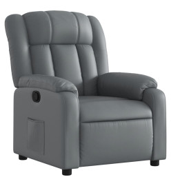 Fauteuil inclinable Gris Similicuir