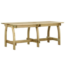 Mobilier de salle à manger de jardin 4 pcs Bois de pin imprégné
