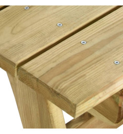 Mobilier de salle à manger de jardin 3 pcs Bois de pin imprégné
