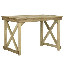 Meubles de salle à manger de jardin 3 pcs Bois de pin imprégné