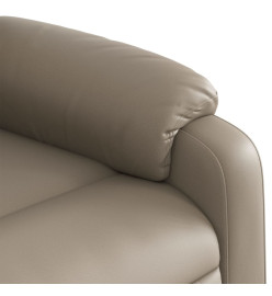 Fauteuil inclinable de massage Cappuccino Similicuir