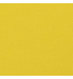 Ensemble de canapés 2 pcs jaune clair tissu