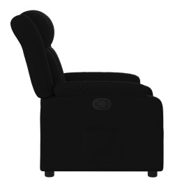 Fauteuil inclinable Noir Tissu