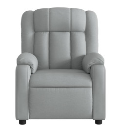 Fauteuil inclinable Gris clair Tissu