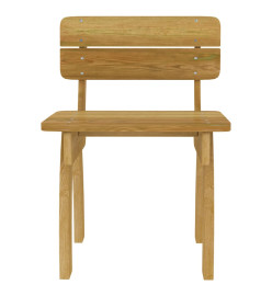 Mobilier de salle à manger de jardin 5 pcs Bois de pin imprégné