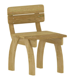 Mobilier de salle à manger de jardin 5 pcs Bois de pin imprégné