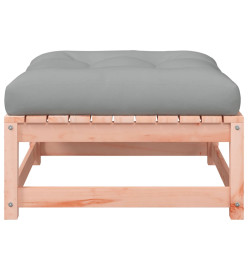 Repose-pieds de jardin avec coussins 2 pcs bois massif douglas