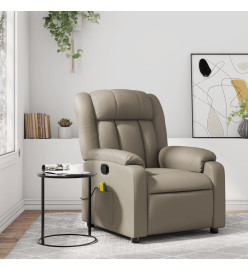 Fauteuil de massage inclinable Cappuccino Similicuir