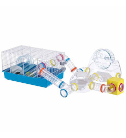 Ferplast Cage pour hamsters Paula Bleu 46x29,5x24,5 cm 57906411