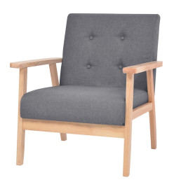 Fauteuil Gris foncé Tissu