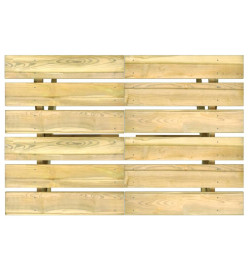 Mobilier de salle à manger de jardin 3 pcs Bois de pin imprégné
