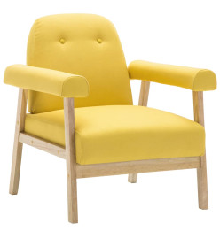 Fauteuil Jaune Tissu