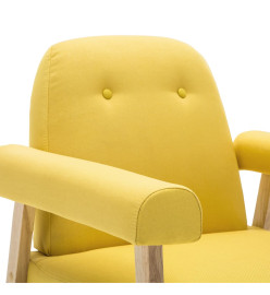 Fauteuil Jaune Tissu