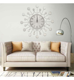 325165  Wall Clock Silver 40 cm Metal