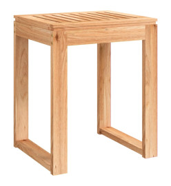 Tabouret de salle de bain 40x30x46 cm Bois massif de noyer