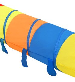 Tunnel de jeu pour enfants avec 250 balles Multicolore 245 cm