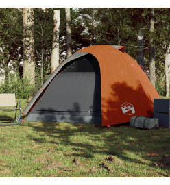 Tente de camping 4 personnes 267x272x145 cm taffetas 185T