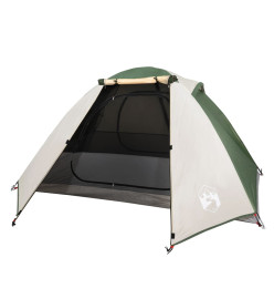 Tente de camping 2 personnes vert 224x248x118 cm taffetas 185T