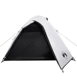 Tente de camping 2 personnes blanc 264x210x125 cm taffetas 185T