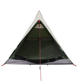 Tente de camping 2 personnes vert 200x120x88/62cm taffetas 185T