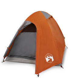 Tente de camping 2 personnes 254x135x112 cm taffetas 185T