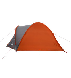 Tente de camping 4 personnes 300x250x132 cm taffetas 185T