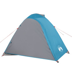 Tente de camping 2 personnes bleu 264x210x125 cm taffetas 185T