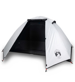 Tente de camping 2 personnes blanc 224x248x118 cm taffetas 185T