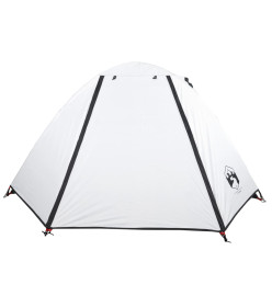 Tente de camping 2 personnes blanc 224x248x118 cm taffetas 185T