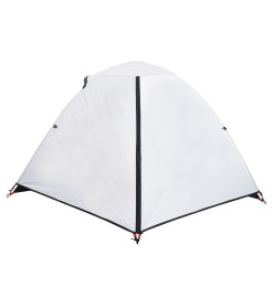 Tente de camping 2 personnes blanc 224x248x118 cm taffetas 185T