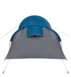 Tente de camping 3 personnes bleu 370x185x116 cm taffetas 185T