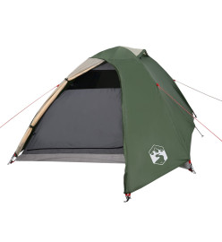 Tente de camping 2 personnes vert 264x210x125 cm taffetas 185T