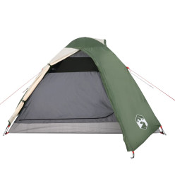 Tente de camping 2 personnes vert 264x210x125 cm taffetas 185T