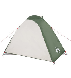 Tente de camping 2 personnes vert 264x210x125 cm taffetas 185T