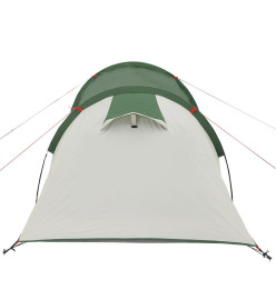 Tente de camping 4 personnes vert 360x140x105 cm taffetas 185T