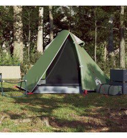 Tente de camping 2 personnes vert 267x154x117 cm taffetas 185T