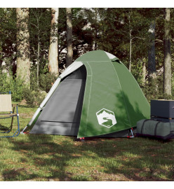 Tente de camping 2 personnes vert 254x135x112 cm taffetas 185T