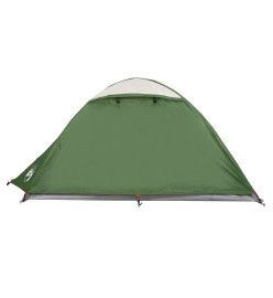 Tente de camping 2 personnes vert 254x135x112 cm taffetas 185T